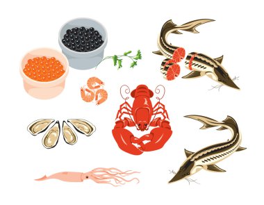 Sea food clipart