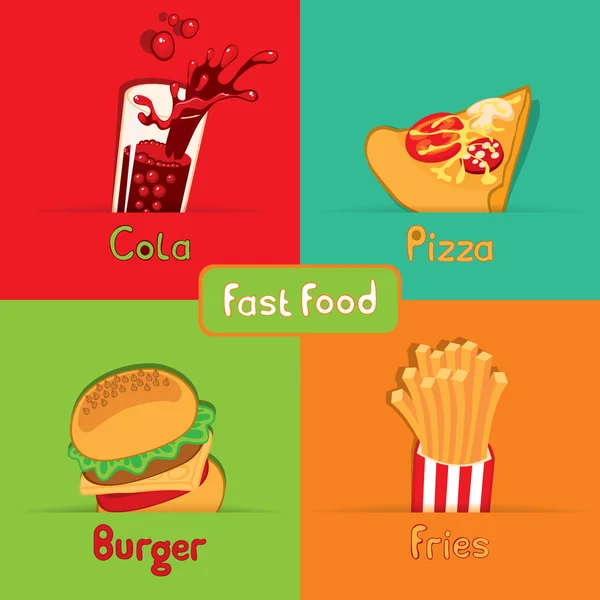 Fast-Food —  Vetores de Stock