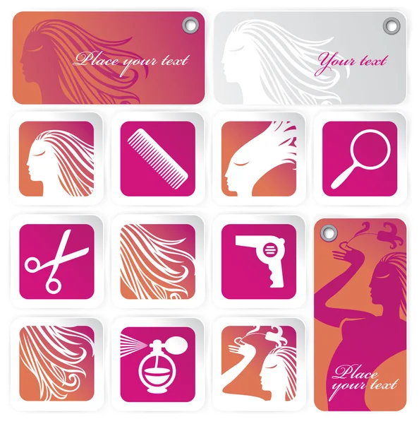 stock vector Hair salon