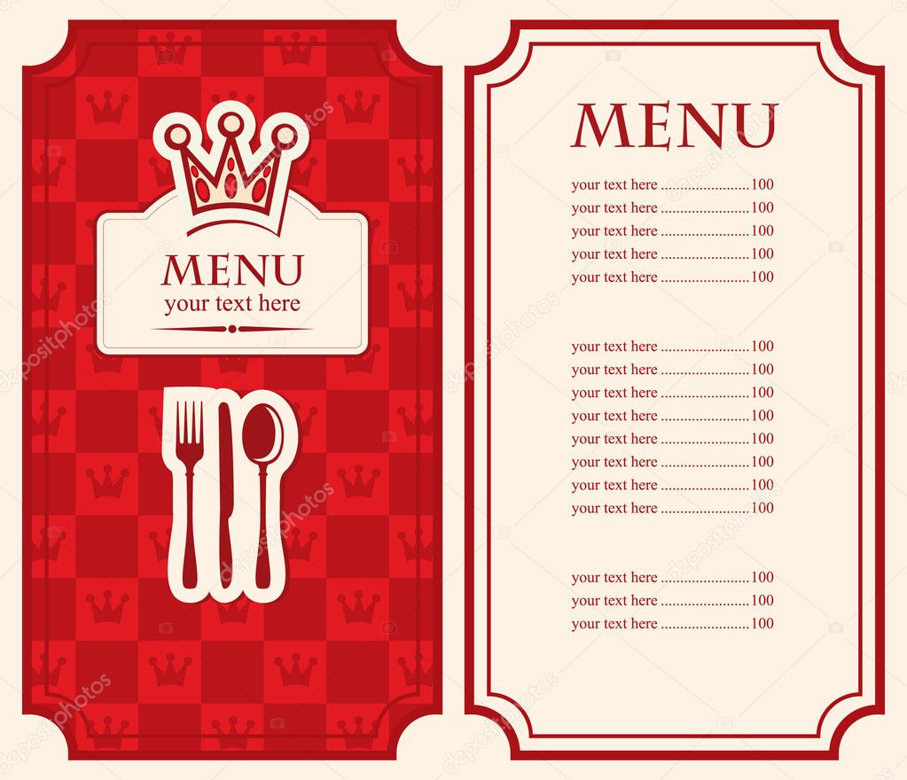Royal menu