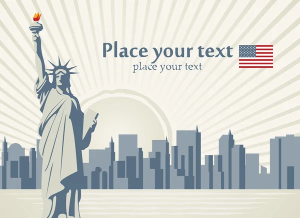 Background of New York Vector Graphics