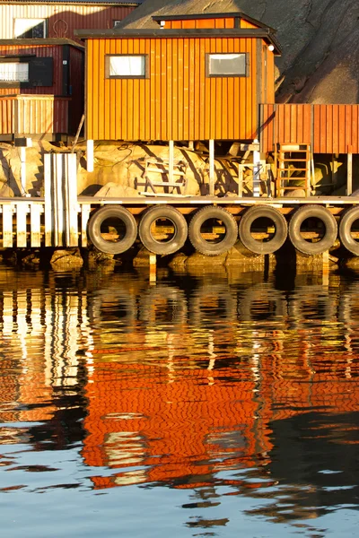 Dockyard and Reflection — Stock Photo, Image