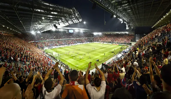 Fotboll. Wisla Krakow fotbollsstadion — Stockfoto