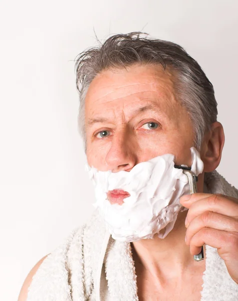Morning shave — Stock Photo, Image