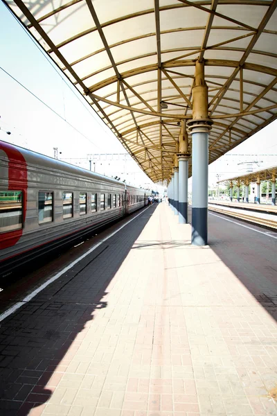 stock image Train at the station