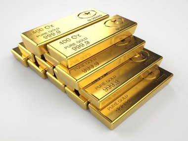 Gold bars clipart