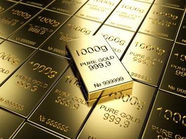 Gold bars clipart