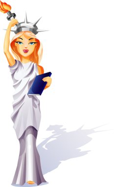 Lady of Liberty clipart