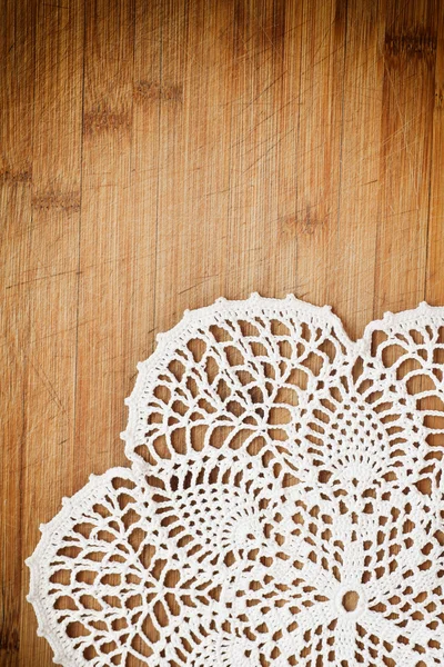 Vintage crochet doily — Stock Photo, Image