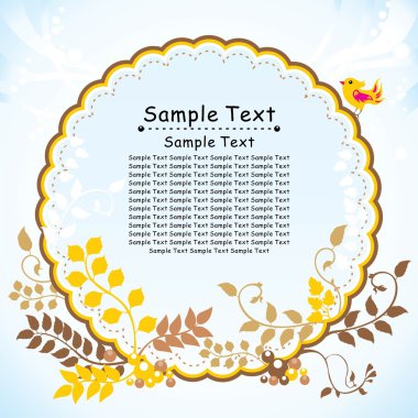 Vintage frame Design clipart