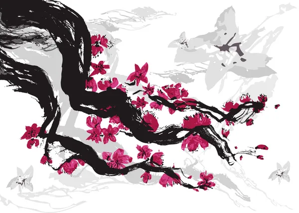 Prune japonaise — Image vectorielle