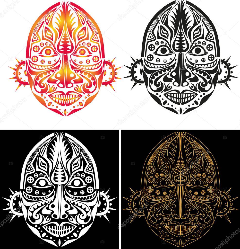 Tribal ethnic religious mask