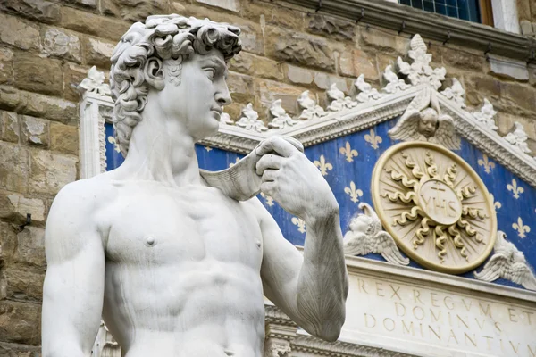 Michelangelos David. – stockfoto