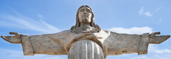 Estatua de Jesucristo en Lisboa, Monumento a CristoRei Fotos de stock