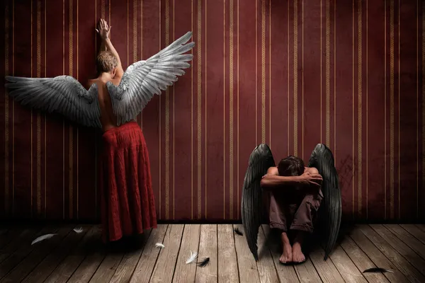 Doi îngeri — Fotografie, imagine de stoc