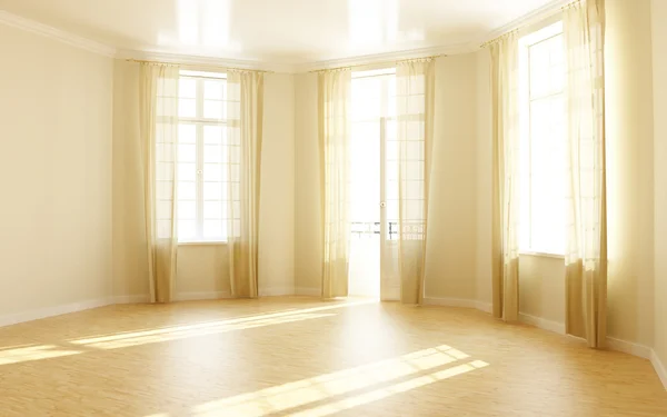 Prázdné světlo pokoj — Stock fotografie