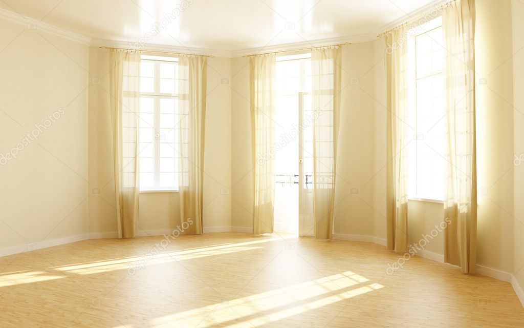 Empty light room