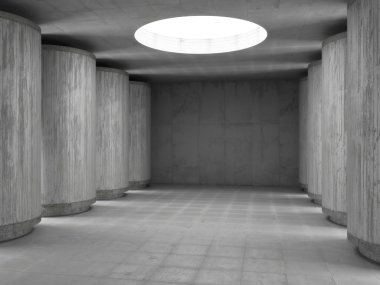 Concrete hall clipart