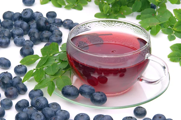 Blueberry tea 07 — Stock Photo, Image