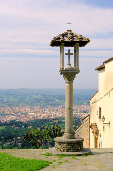 Fiesole vista a Florenz 01 — Foto Stock