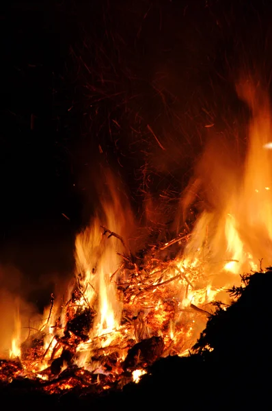 ワルプルギスの夜 bonfire 85 — ストック写真