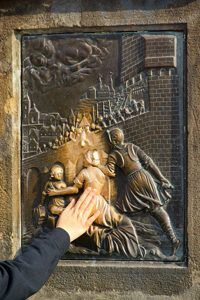 Статуя Карла Моста Непомук 03 — стоковое фото
