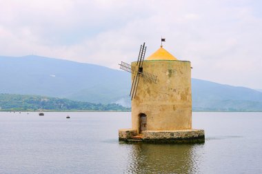 Orbetello windmill 01 clipart