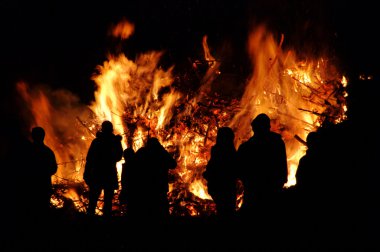 Walpurgis Night bonfire 55 clipart