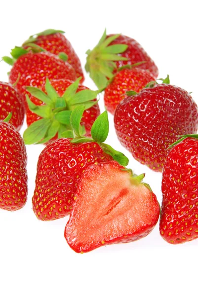 Erdbeere isoliert 18 — Stockfoto