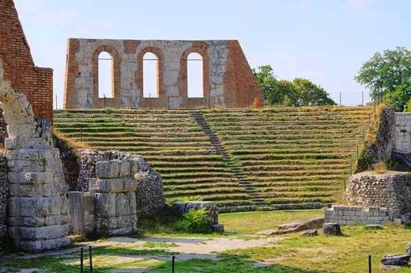 Gubbio amphitheater 05 — Stockfoto