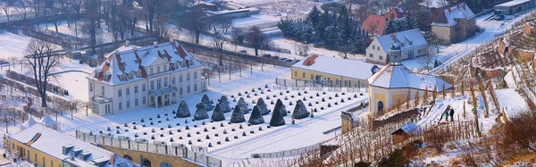 Radebeul palacio Wackerbarth invierno 03 —  Fotos de Stock