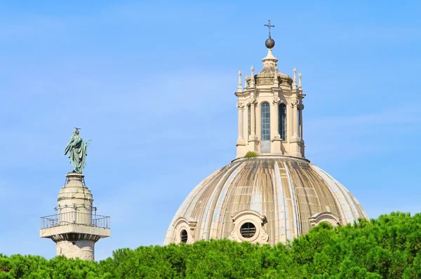 Roma kilise santissimo nome di maria al foro Borghese'nin 01 — Stok fotoğraf