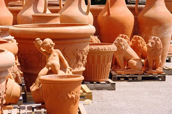 Flower pot from terracotta 07 — Stock Photo, Image
