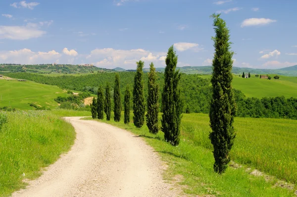 Capela da Toscana. Fazenda na Toscana — Fotografia de Stock