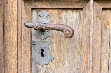 Door handle antique 02 clipart