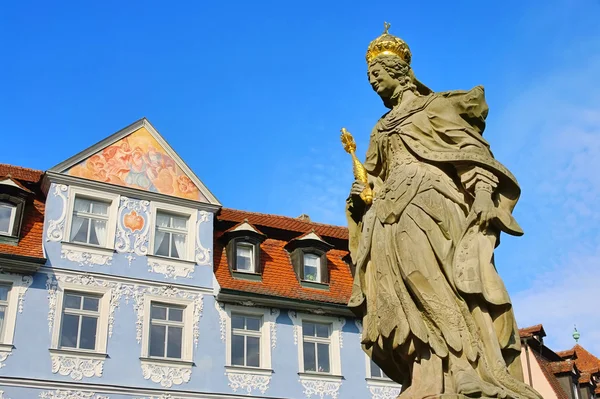 Bamberg emperatriz Kunigunde estatua 05 — Foto de Stock