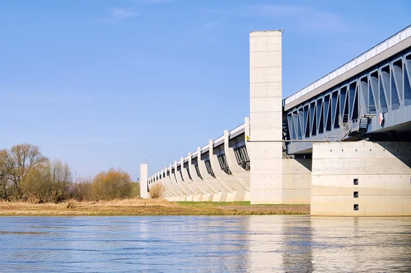 Ponte de água de Magdeburgo 10 — Fotografia de Stock