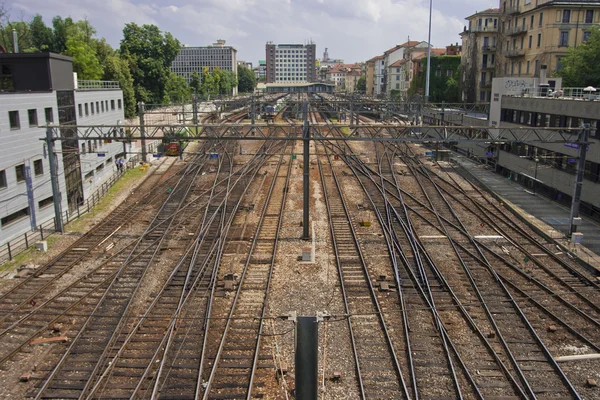 Italy railways — Stock Photo, Image