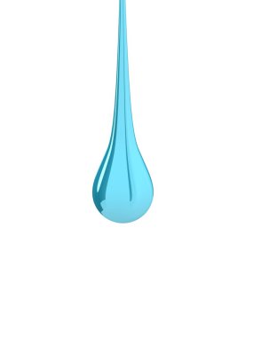 Blue drop clipart