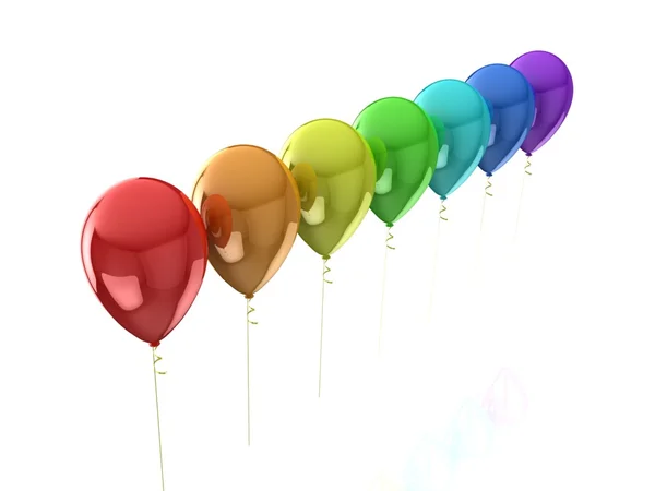 Festa balões multicolor . — Fotografia de Stock