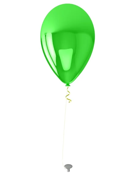 Green balloon — Stock Photo, Image