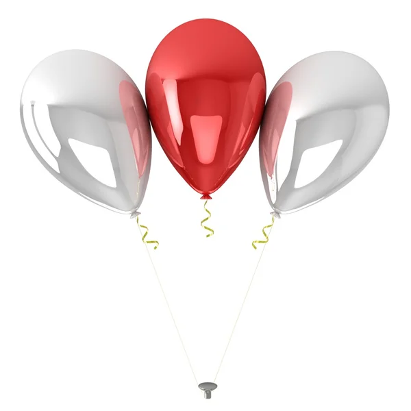 3 Luftballons — Stockfoto