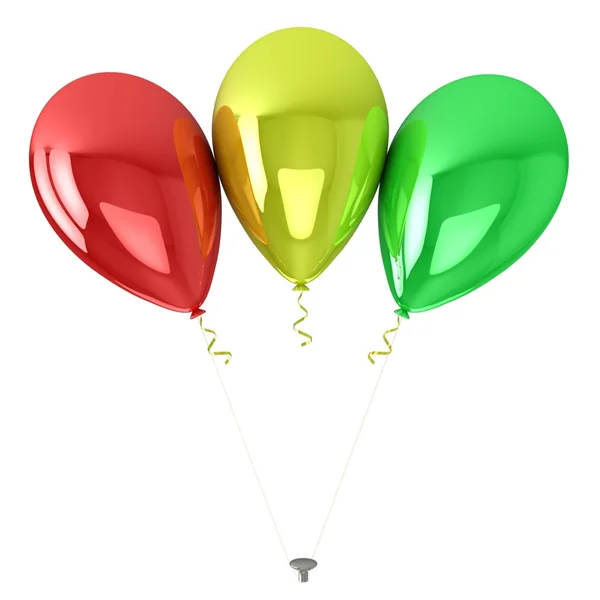 3 气球 — 图库照片