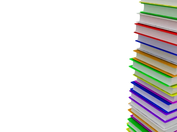 Kleurrijke boeken — Stockfoto