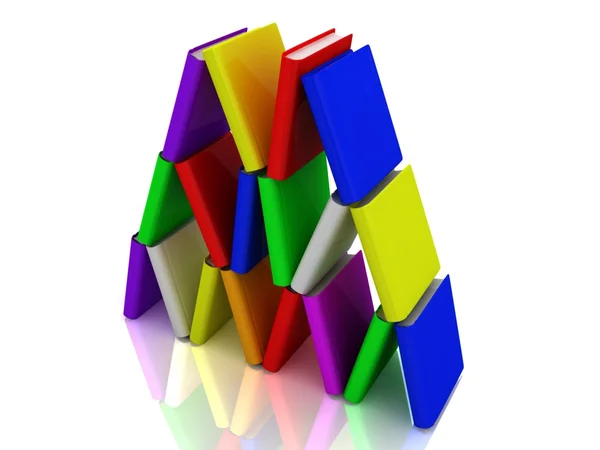 Libros 3D — Foto de Stock