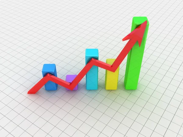 Business graph. — Stock Photo, Image