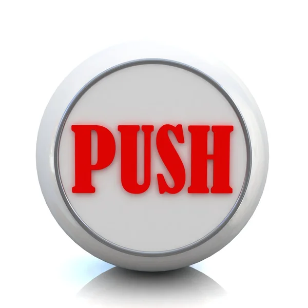 stock image 3d red button with text 