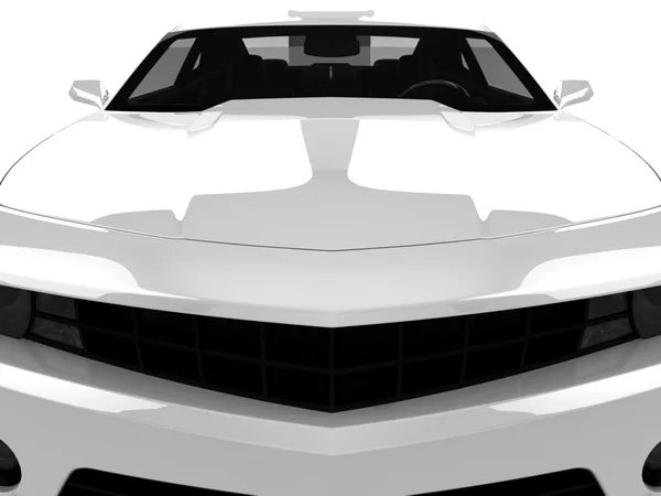 Спортивный автомобиль изолирован на белый — стоковое фото