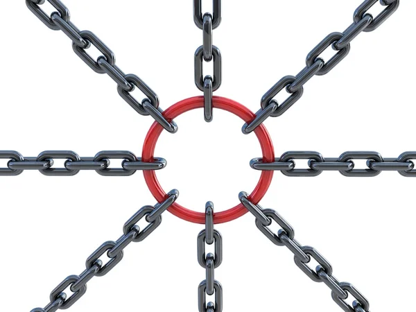 Chains connection — Stock Photo, Image