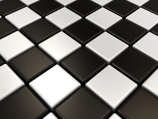 Preto e branco xadrez fundo — Fotografia de Stock